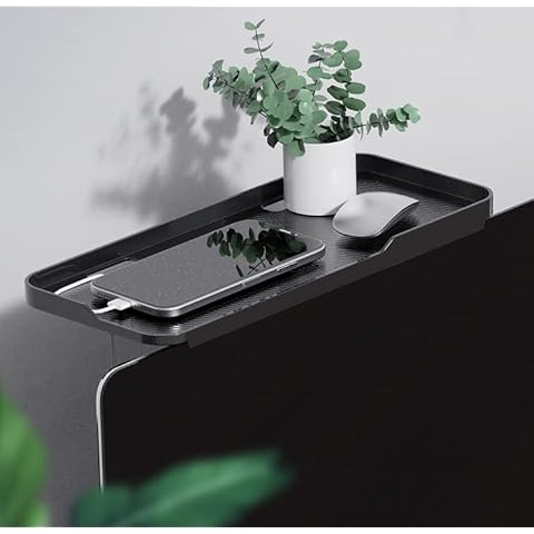 COVAODQ Pack of 2 Adjustable Screen Upper Shelf, Foldable Storage Shelf, TV Top Shelf, Screen Top Shelf, Shelf for TV Computer Monitor Upper Cable Box Organiser Stand Cover