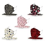 DolceTiger 50 Stück Unisex Fischform_Mundschutz 4 Lagige Schutz_Maske, Drucken...