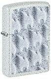 Zippo Sturmfeuerzeug - 3D Flames, Glacier, Color Image - Nachfüllbar - Wiederverwendbar - Windfestes Design - Geschenkbox - Made in USA
