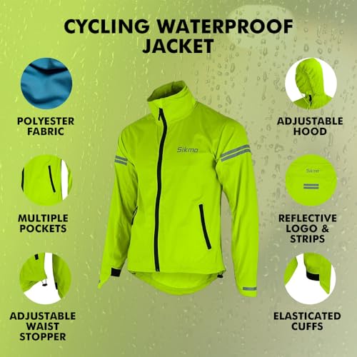Chaqueta impermeable para ciclismo hombre talla XL miniatura 3