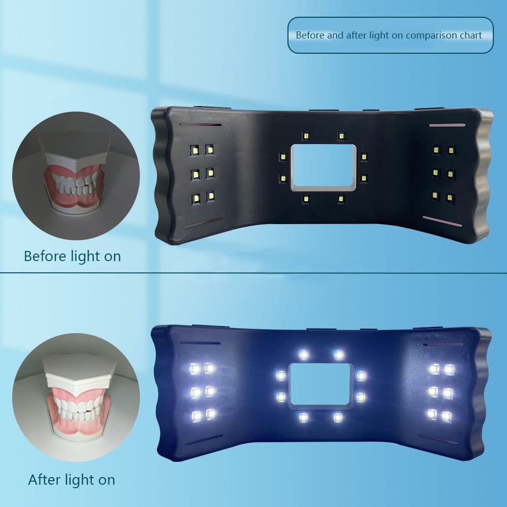 Lámpara LED Dental Intraoral 20 Leds 5W Alto Brillo Fotografía Oral Herramientas de Relleno