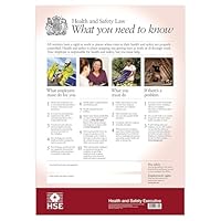 Seco PVC A2 Health & Safety Poster Schild – HSE Arbeitsplatzsicherheitsinformationen – 420 x 594 mm, 0,5 mm