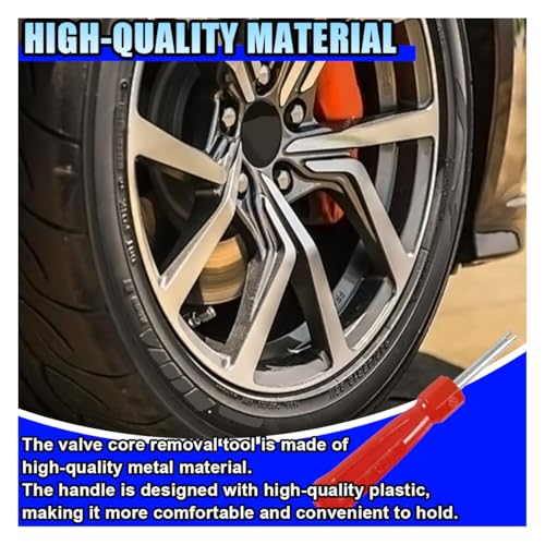 Image of 5PCS Valve Core Removal Tool, Single Head Schrader Valve Stem Core Remover, Motorcycle & Truck Tire Repair Install Tool (Single Head)