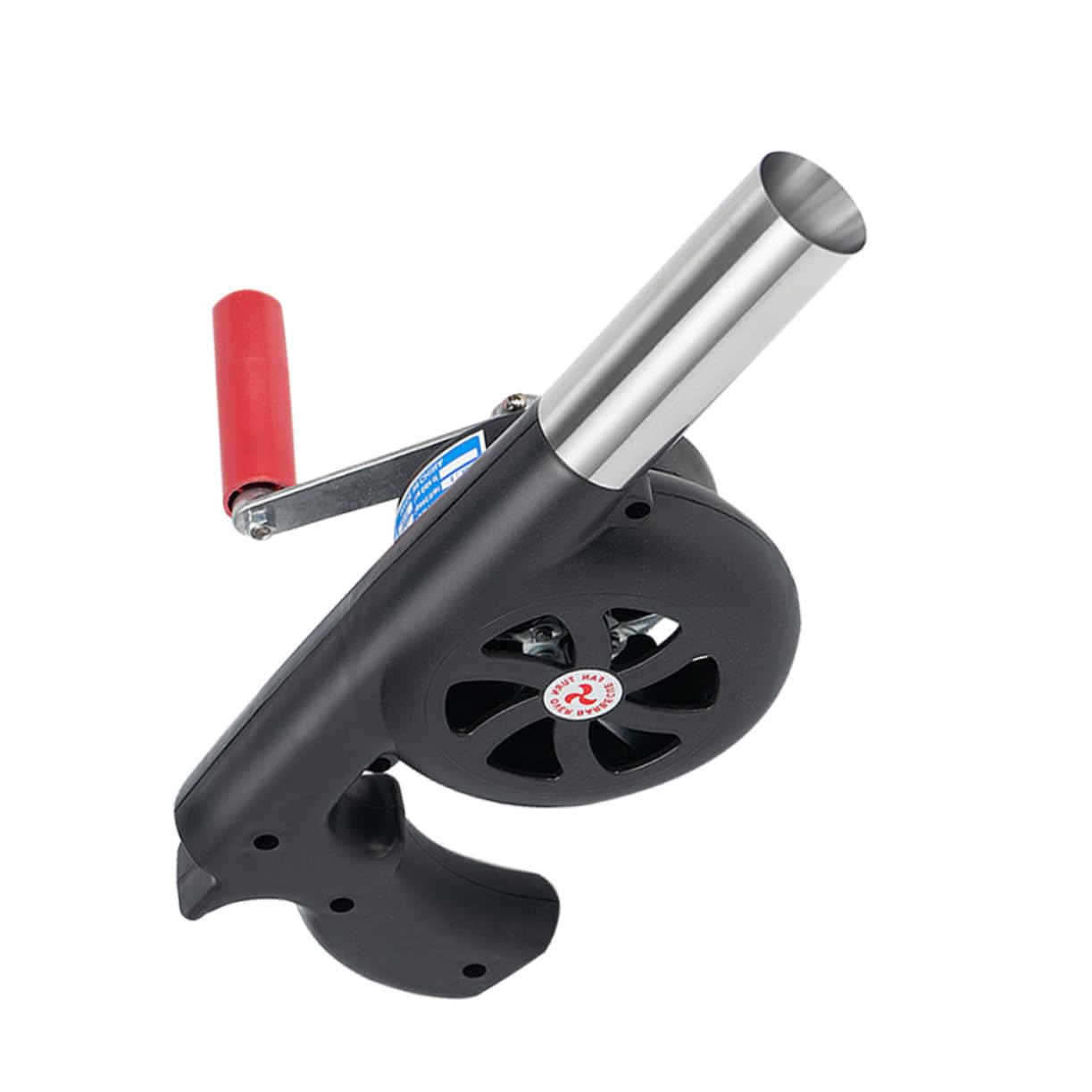 Hemobllo 2 Pezzi Asciugacapelli portatili Fan portatile griglia Barbecue aeratore da campeggio soffiatore di all'aperto soffiatore d'aria per grill soffiatore portatile plastica