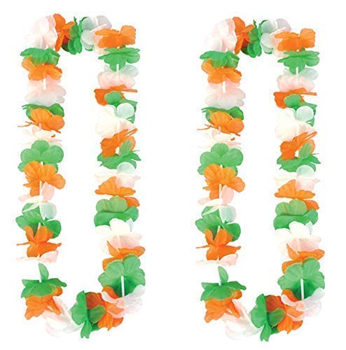 Irish Party Supplies 2 X Lei Guirlandes Drapeau Irlandais Couleurs St Patrick Jour Accessoires Déguisement Cover