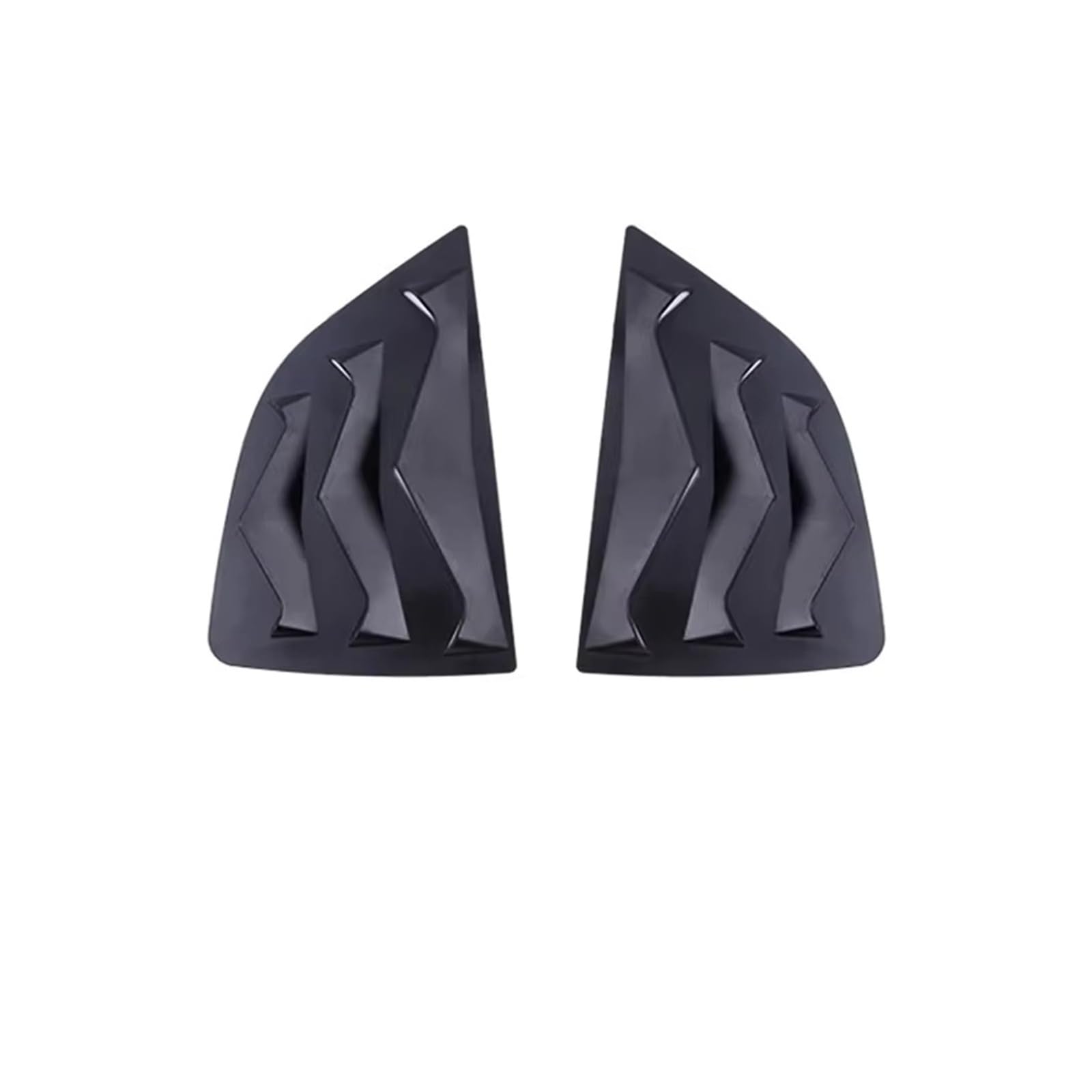 Rear Window Louvers Compatible for Honda Jazz Compatible for FIT GK5 2014-2019 Hatchback Car Side Blinds Vent Decorative Stickers(Matte Black)