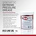 Red Line 80401 High Performance CV-2 Synthetic Grease Cartridge with Red Moly - 14 Ounce Jar