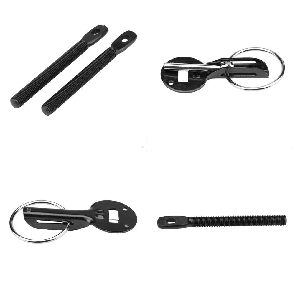 Cierre Capo Muelle, Racing Hood Pins Latch Catch Pin, Kit de Rally, Cierres de Seguridad para Coche/Carreras de Coches Deportivos