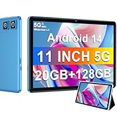 Paaxoo Android Tablet 10.1 Zoll - 18GB RAM, 128GB Speicher, 6000mAh Akku Mit Android 15