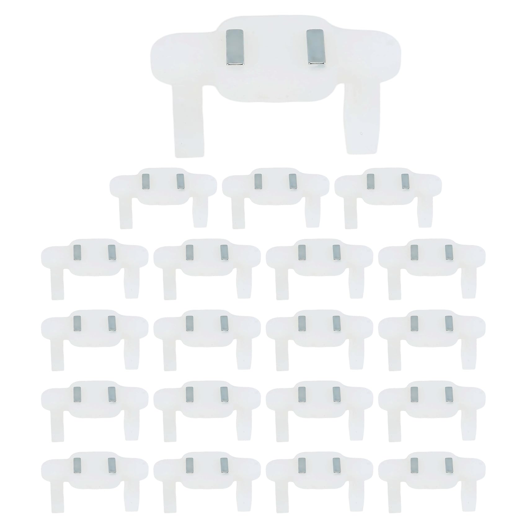 Littimoon 20Pack Strong Magnetic Christmas Light Clips Roof for C9 Socket, Roof Outdoor Outside Xmas String Rope Siding Fence