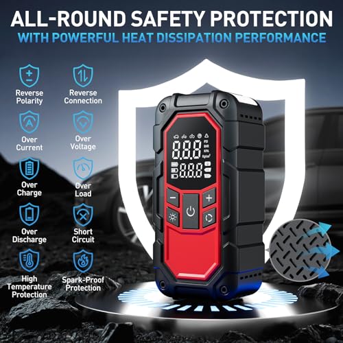 Portable Jump Starter with 150PSI Compressor