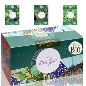 Loveplants Bio Geschenk Anzuchtset Tee Kräuter