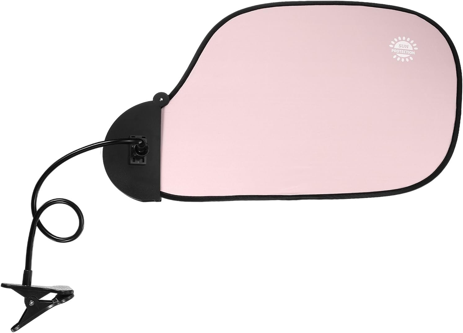 PATIKIL Desk Shade, 22.8" Adjustable Cubicle Shade with Clip Portable Foldable Cubicle Light Shield for Block Overhead Light Privacy Glare Reduction, Pink
