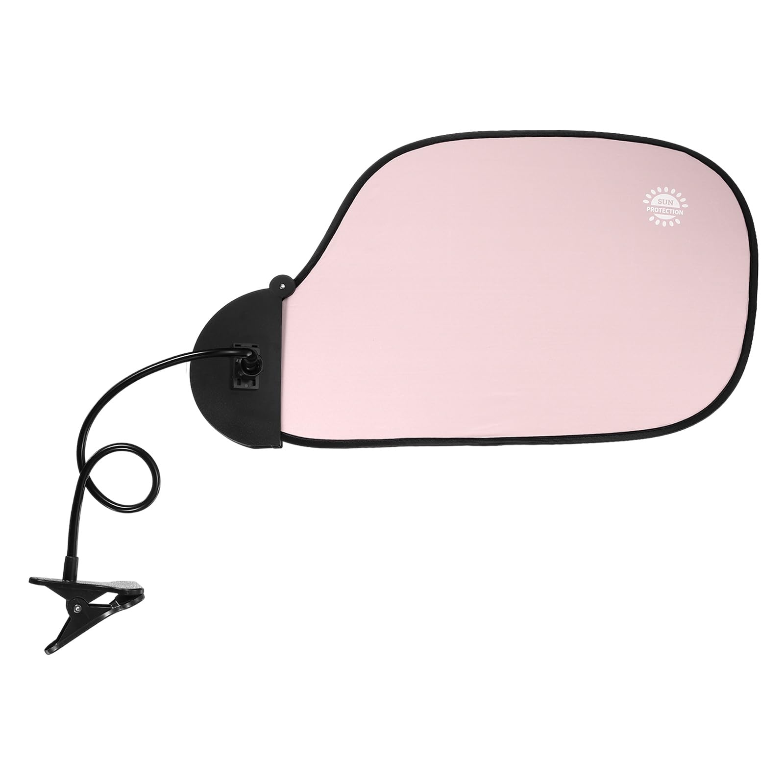 PATIKIL Desk Shade, 22.8" Adjustable Cubicle Shade with Clip Portable Foldable Cubicle Light Shield for Block Overhead Light Privacy Glare Reduction, Pink