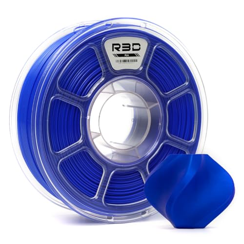 Filament PLA 3D anti-blocage 1.75mm R3D Bleu Fluo haute vitesse 1kg