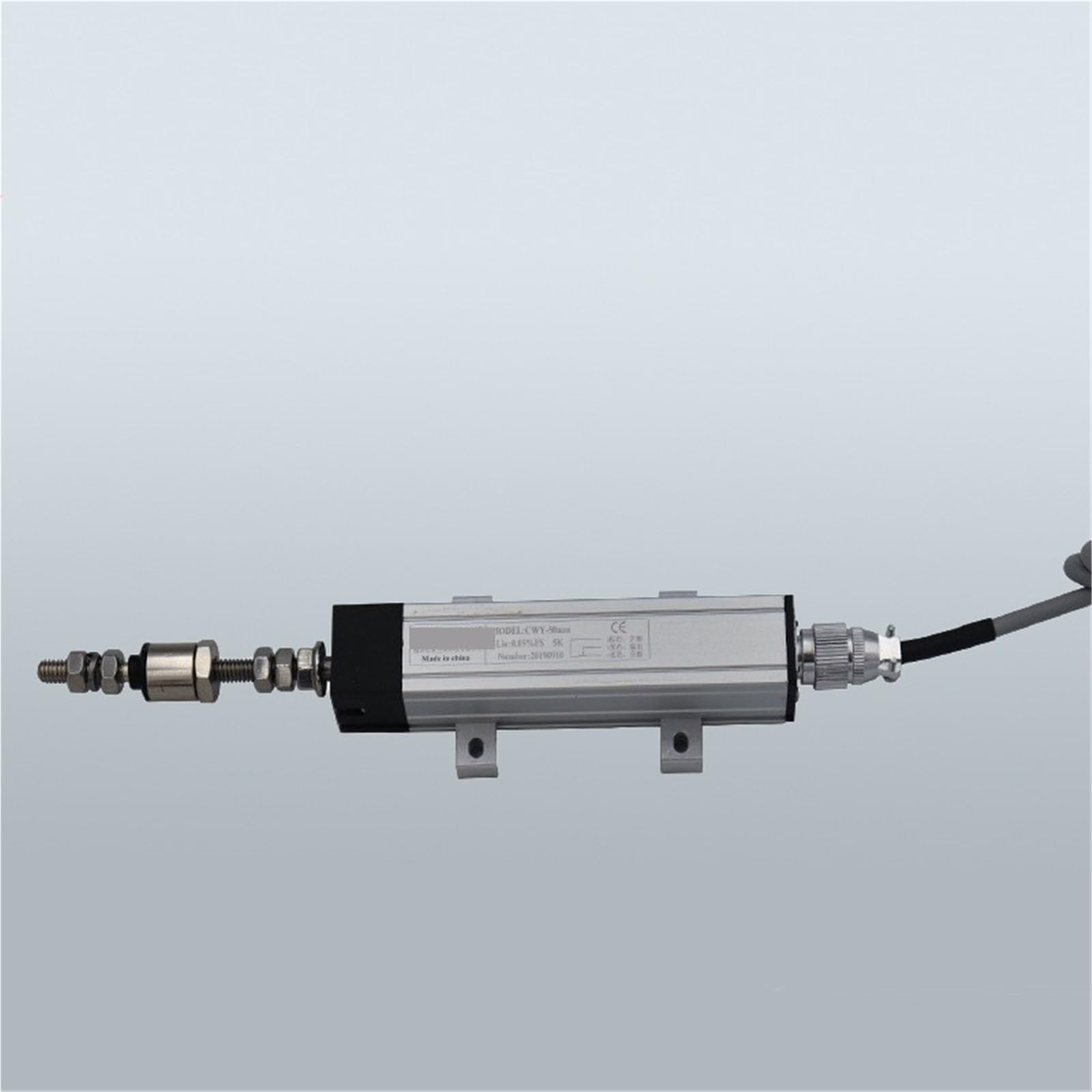 Capteur de déplacement linéaire miniature à tirant CWY-50mm-R, potentiomètre haute précision for balances électroniques machines moulage par injection Machines industrielles(CWY-100mm(5KΩ))