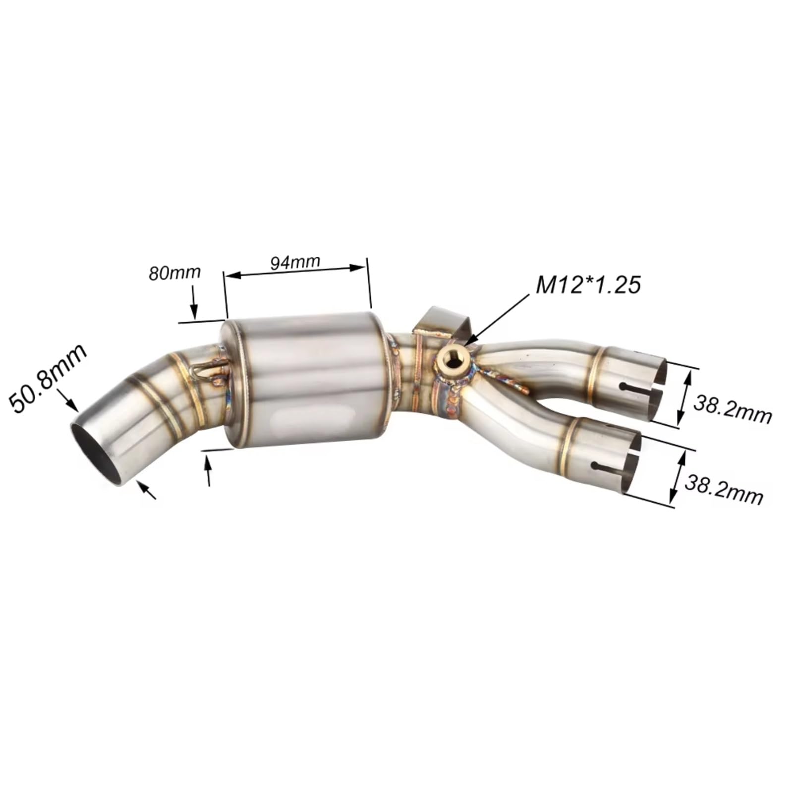 Motorrad Slip-On Auspuff Für CB1000R 2008 2009 2010 2011 2012 2013 2014 2015 2016 Für Escape Motorrad Auspuff Verbindungsrohr 51MM Slip-on