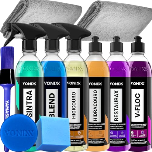 Kit Lavagem Automotiva Completa Profissional Produtos Vonixx