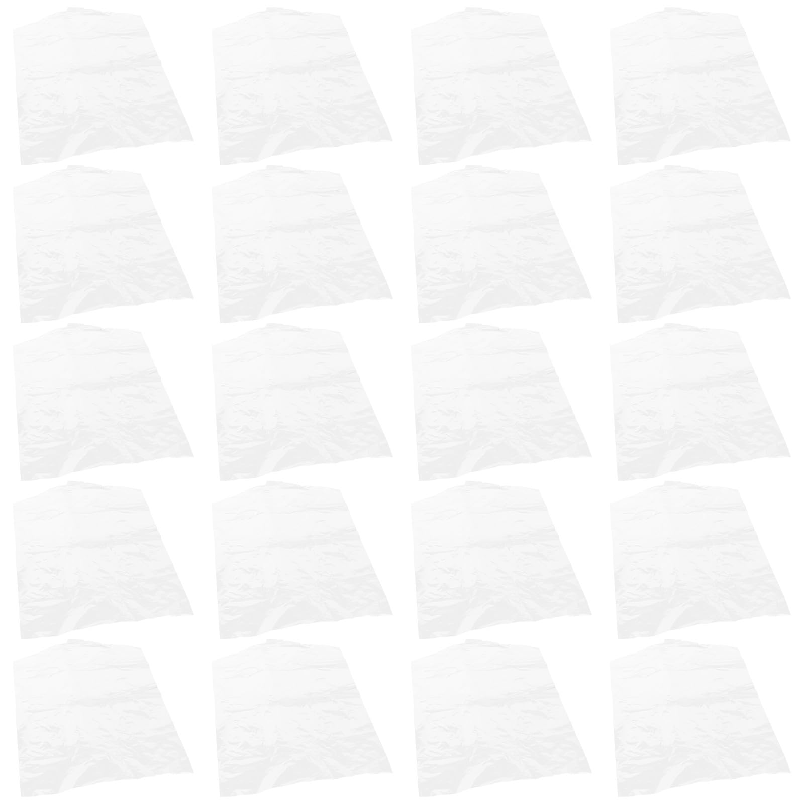 20 Unidades Funda Protectora para Ropa Antidespolvo de Plástico Transparente, Prevención de Colapso en Hombros, Ahorro de Espacio para Vestido y Pantalón en Armario o Viaje
