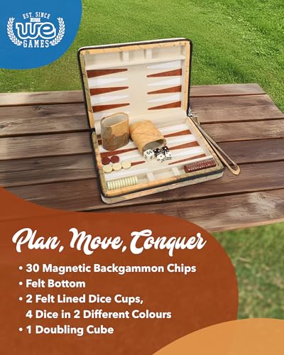 Juego de Mesa Backgammon Magnético en Estilo Mapa miniatura 4