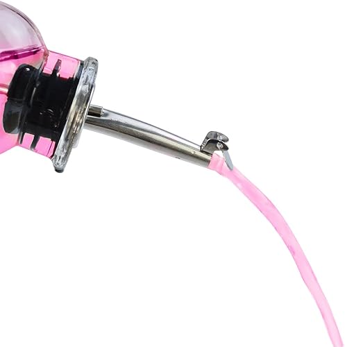 Miniatura 6 de Wobe 5 piezas de vertedores de botellas de vino, de acero inoxidable, boquilla abatible, tapones para botellas de vino, vertederos rápidos, botellas