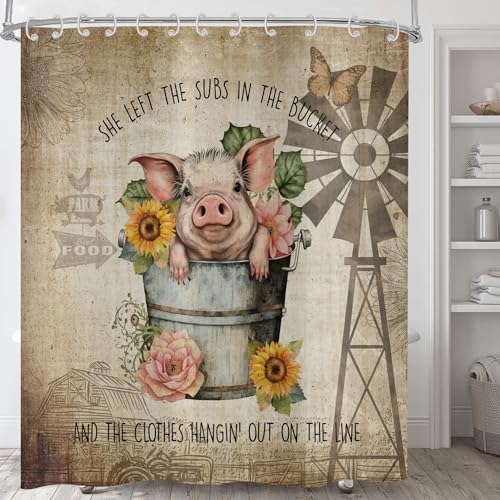 ASDCXZ Funny Shower Curtain 180x200 cm - Image 4