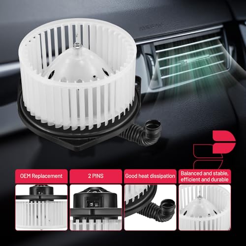 Image of BDFHYK AC Heater Blower Motor Fan 700314 Compatible with Nissan 2012-2021 NV1500 NV2500 NV3500 2017-2021 Titan 2016-2021 Titan XD,HVAC Blower Motor Assembly Replacement for PM4059 272201PA0A