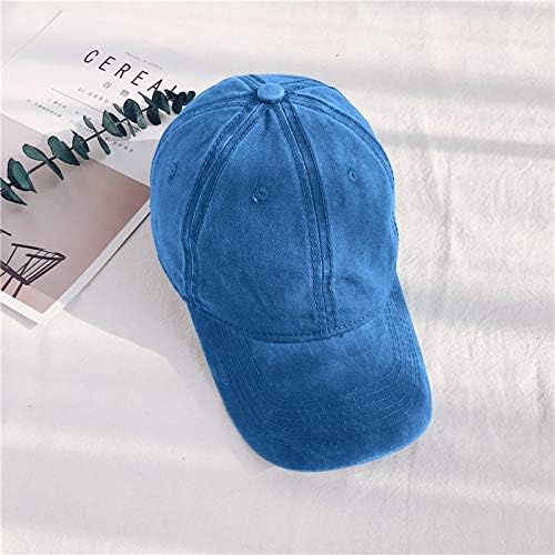 HH HOFNEN Men Women Washed Distressed Twill Cotton Baseball Cap Vintage Adjustable Dad Hat - Image 2