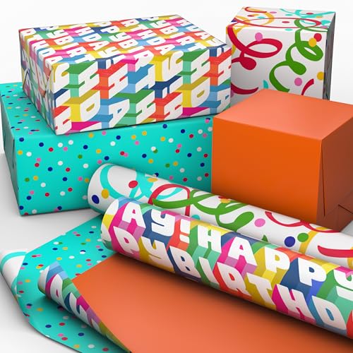Hallmark Birthday Wrapping Paper In Wrapping Paper