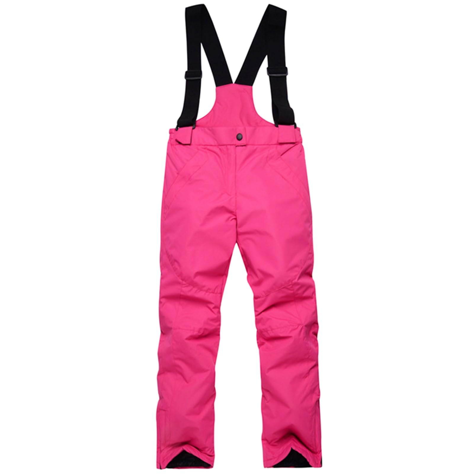 Skihose Kinder Gefüttert Mit Träger Schneehose Jungen Mädchen Wasserdicht Elastischer Bund Skihose Verstellbar Trägern Hosenträger Snowboardhose Latzhose Jungs Baggy Warm Ski Hosen