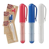 4 Colors Per Pack Fabric Chalk Markers (Red, Yellow, Blue, White) -Erase Tailor