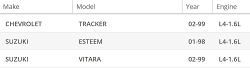 Miniatura 2 de OAW S1230 Bomba de agua del motor para Chevrolet Tracker 99-02 y Suzuki Vitara, 98-01 Esteem 1.6L