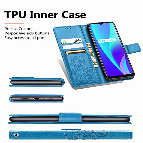 HUANGTAOLI Cover per Oppo Realme 6i, Cover a Libro...