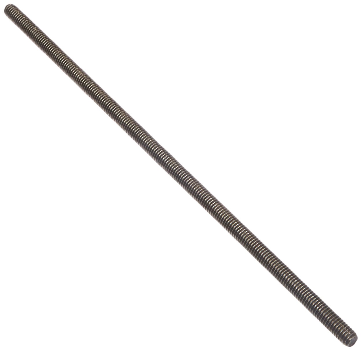 18-8 Stainless Steel Fully Threaded Rod, 3/8-16 Thread Size, 12 Length, Right Hand Threads