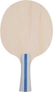 Table Tennis Racket Base Plate with Five Layer Wood Structure Lightweight and Elastic for Training Paddles Suitable for Beginners (long handle)