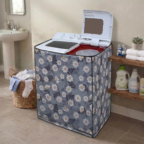 Image of DREAM CARE Waterproof & Dustproof Washing Machine Cover Top Load & Semi Automatic Suitable for 6 kg, 6.2 kg, 6.5 kg (80 x 86 x 51 cms)