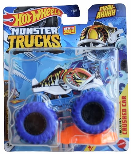 Hot Wheels Monster Trucks Piran-Ahhhh miniatura 1
