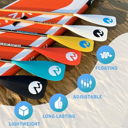 image for MoiShow SUP Floating Paddle 4 Piece Adjustable Paddle Board Paddle - F