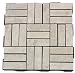 Produktbild 4 Stk. Snap&Go Naturstein Bodenplatten 30x30cm Terassenfliesen Balkonfliesen