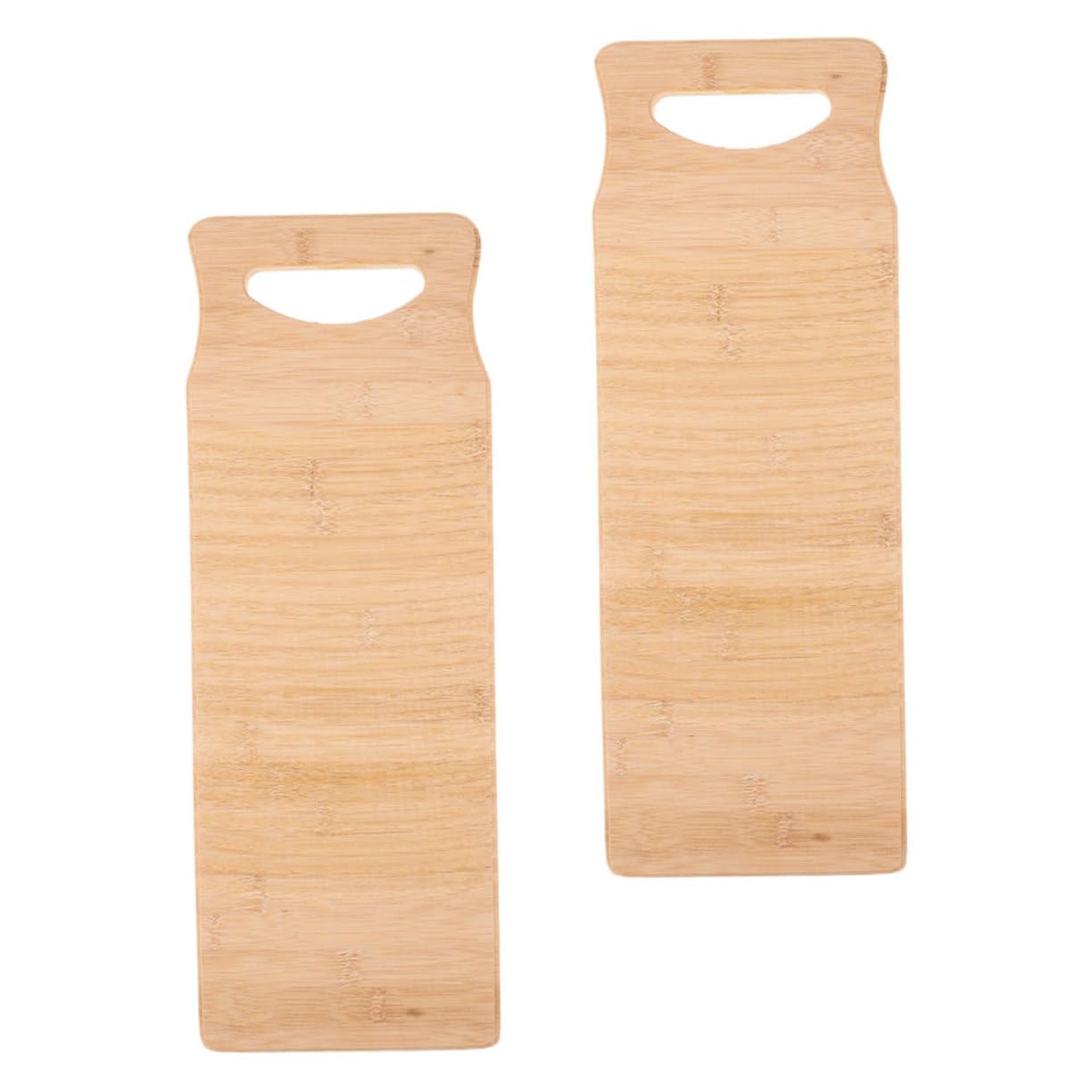 minkissy 2 Piezas Tabla de Lavar Mano de Bambú Tabla para Lavar Ropa Antigua Ropa para Uso Doméstico Diario