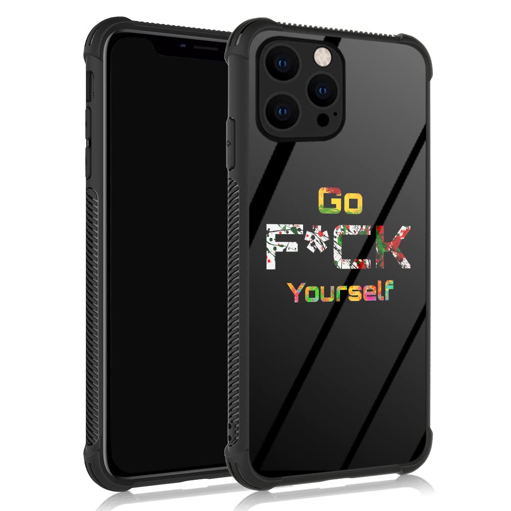 Amazon.co.jp: ZHEGAILIAN iPhone 12 Pro Max用ケース Go Fxck