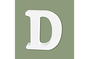 Letter D Wall Decor: Personalized Touch for Weddings, Birthdays, and Your Home