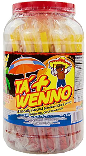 Del Rio Brand TA+WENNO Banderillas Sabor Tamarindo: Artificially Flavored Tamarind Spicy Candy