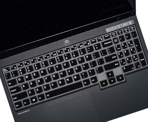 Image of Saco Laptop Keyboard Protector Cover for 2024 Lenovo LOQ 15.6 Inch|Legion 5|Lenovo Legion 5 Pro /Legion Slim 5 5i 16 inch|Lenovo ideaPad Gaming 3 3i 15.6 Inch Gaming Laptops - Black