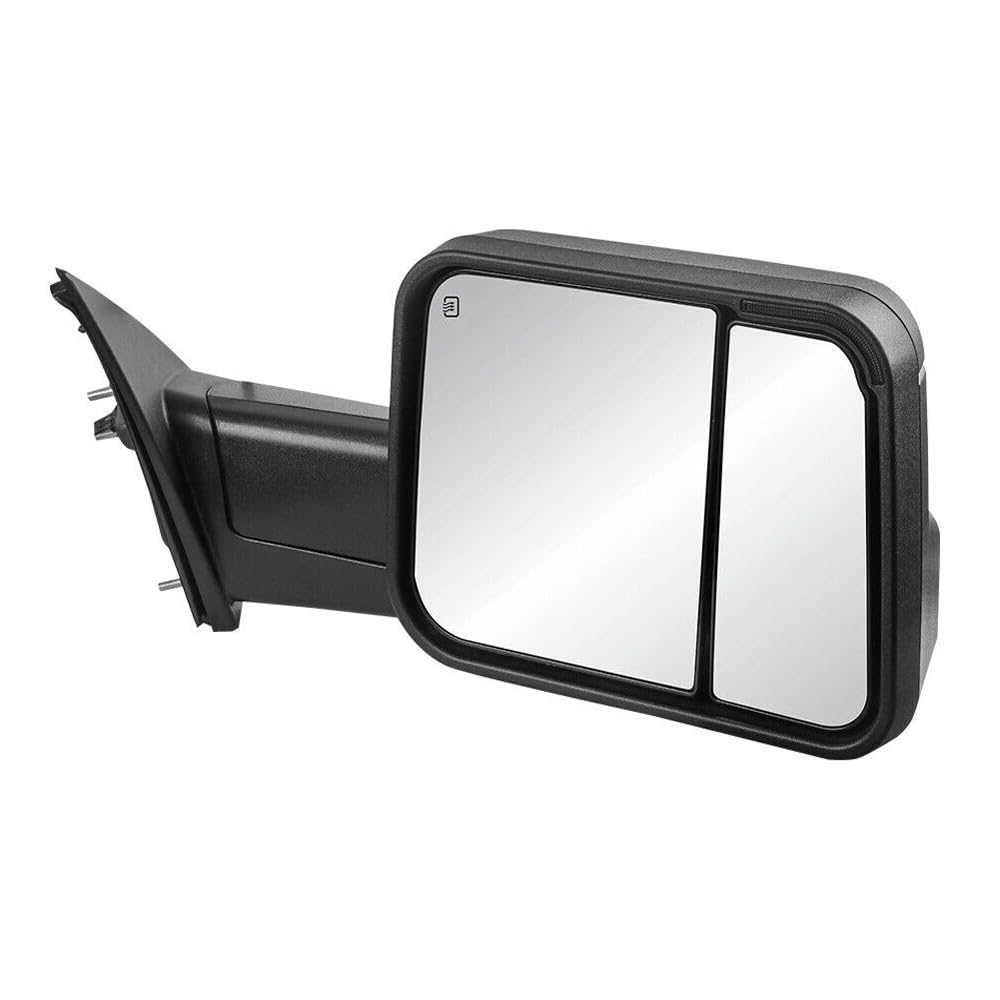 CUURTKE side mirror replacement Pair Tow Mirrors Flip Up Power Heated W