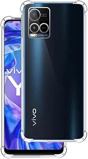 Case for Vivo Y21S Y33S Y21 Clear Soft TPU Silicone Bumper Reinforced Corner Full Camera Protection Cover