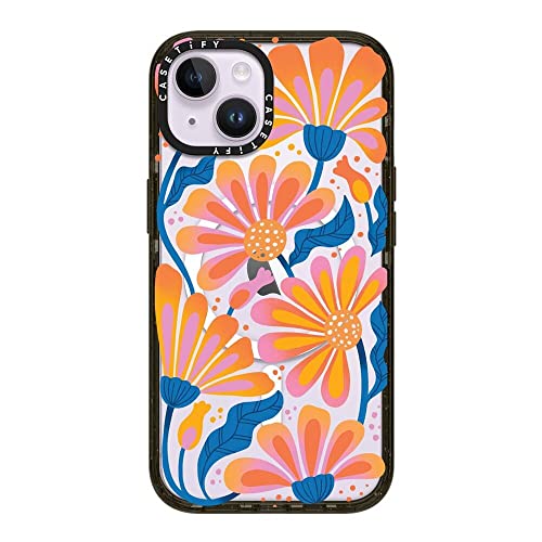 Coque iPhone 14 antichoc CASETiFY fleurie pour éviter les bris d'écran