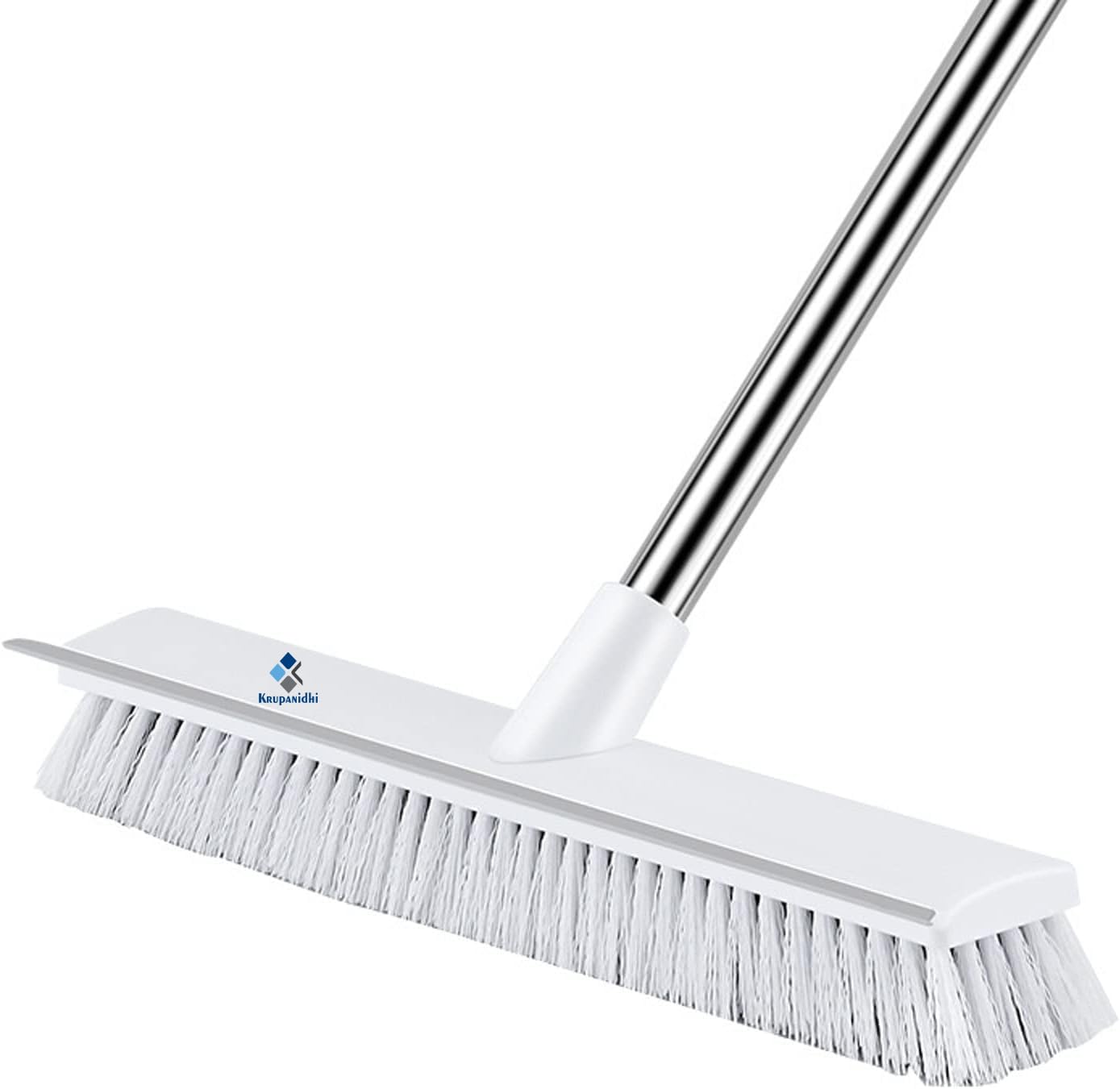 Krupanidhi 2 in 1 Tiles Cleaner Brush with Long Handle and Wiper,Floor Scrub Bathroom Brush (Pack of 1) (B0CLD9M6T5) Amazon Price History, Amazon Price Tracker