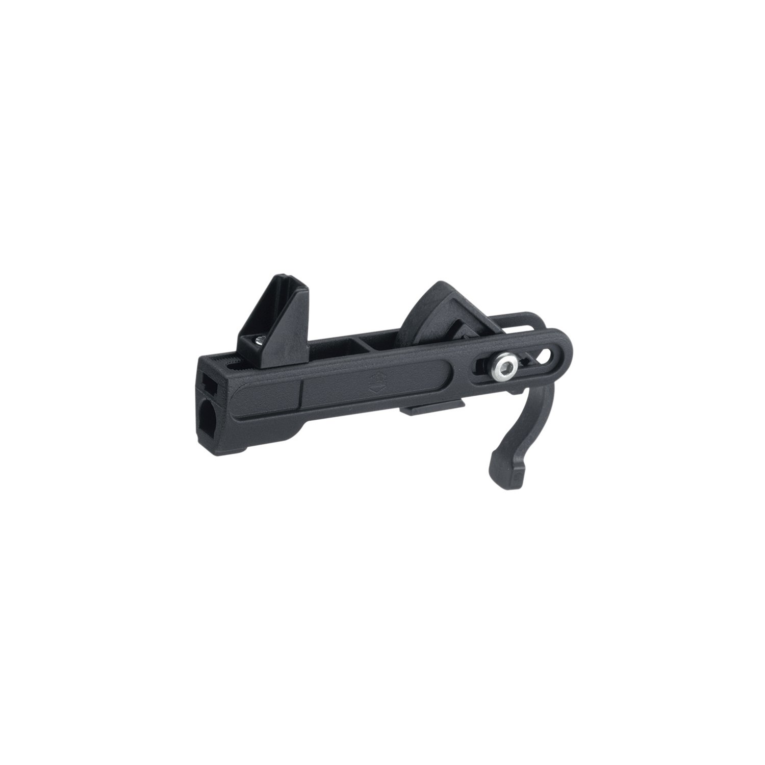Produktbild von MACO RUSTICO Ladenhalter Classic Gr. 0 – Selbstarretierend, Für Ladenstärke 15–40 Mm, Schwarz, Mauerabstand 23–38 Mm
