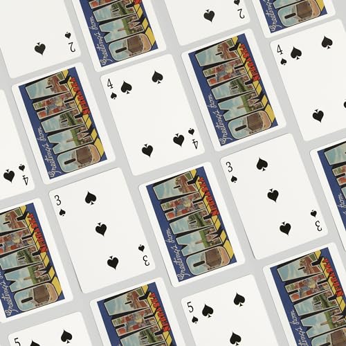 Baraja de Poker Greetings from Omaha Nebraska 52 cartas miniatura 4